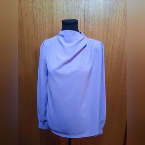 Elegant Purple Women's Top No Size Tag Best For S Or M